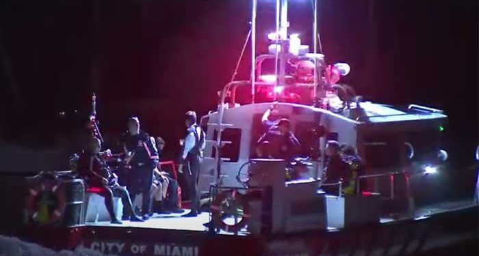 Cuatro heridos y un desaparecido tras choque de barcos en Miami