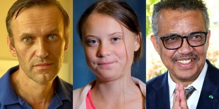 Navalny, Greta Thunberg y la OMS fueron nominados al Nobel de la Paz