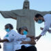 Brasil inició campaña de vacunación a los pies del Cristo Redentor