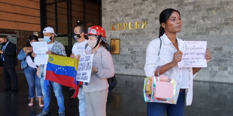Protestaron en Caracas exigiendo justicia para venezolana que sufrió abuso en Argentina