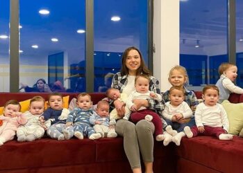 Pareja que tiene 11 hijos quiere llegar a tener 105 niños