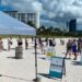Miami Beach comenzó a vacunar contra el Covid-19 en la playa