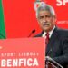 Un magistrado impone arresto domiciliario provisional al presidente del Benfica, investigado por fraude