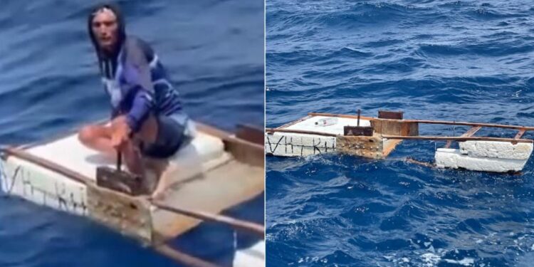 Rescatan a balsero cubano que pasó 10 días en el mar