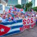Miles de manifestantes en Miami piden libertad para Cuba, Venezuela y Nicaragua