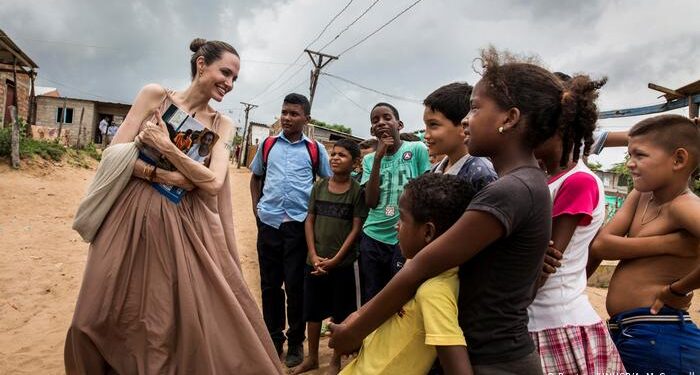 Angelina Jolie recalcó en su Instagram la crisis de los refugiados venezolanos