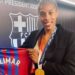 Yulimar Rojas hizo el saque de honor en el Camp Nou