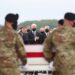 Biden recibió los restos de los militares muertos en Afganistán