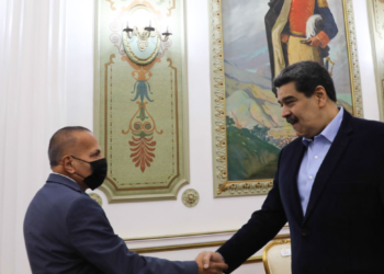 Nicolás Maduro recibió a Manuel Rosales en Miraflores