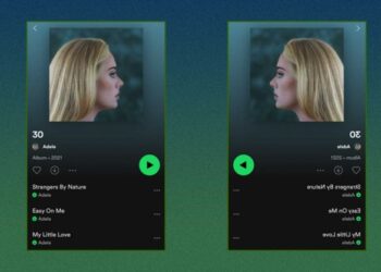 El nuevo cambio de Spotify por petición de la cantante Adele