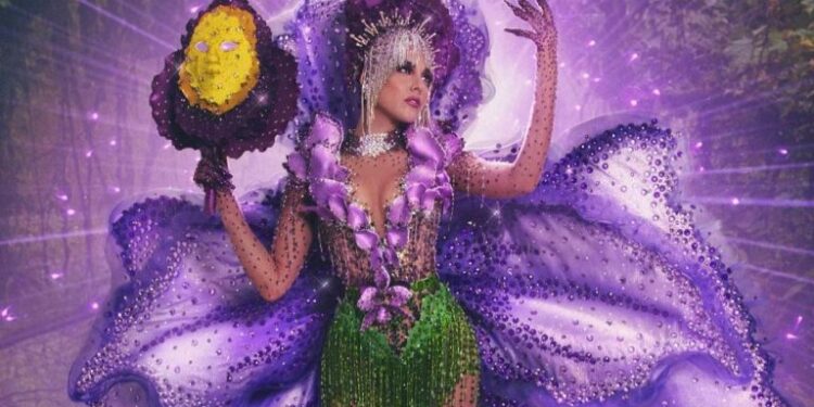 Miss Venezuela presentó su traje típico para el Miss Universo