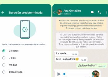 WhatsApp ya permite activar los mensajes temporales de forma predeterminada