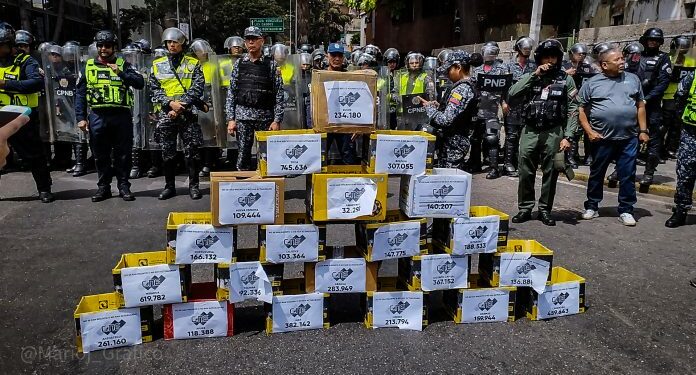 Estudiantes exigieron al CNE actualización de RE en el Día de la Juventud