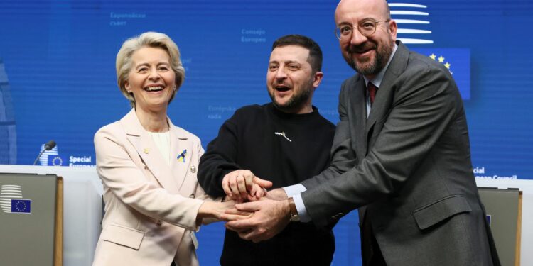 «Más cazas y más sanciones», la petición de Zelenski a la UE