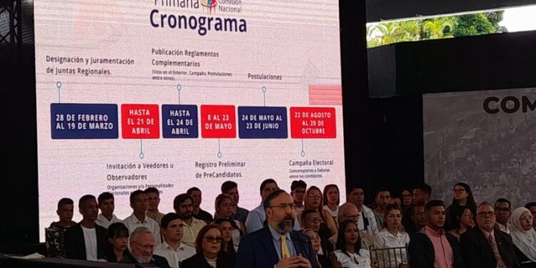 Oposición venezolana ya tiene fecha para elecciones primarias