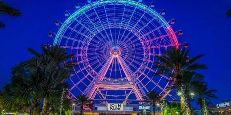 Reabren rueda de la fortuna en ICON Park en Orlando