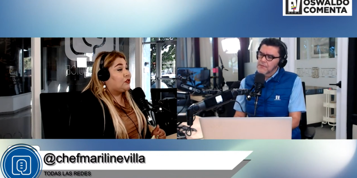 Hablando de Gastronomía con Chef Mariline en Oswaldo Comenta