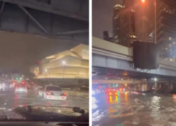 Inundaciones por fuertes lluvias se registraron el sur de Florida