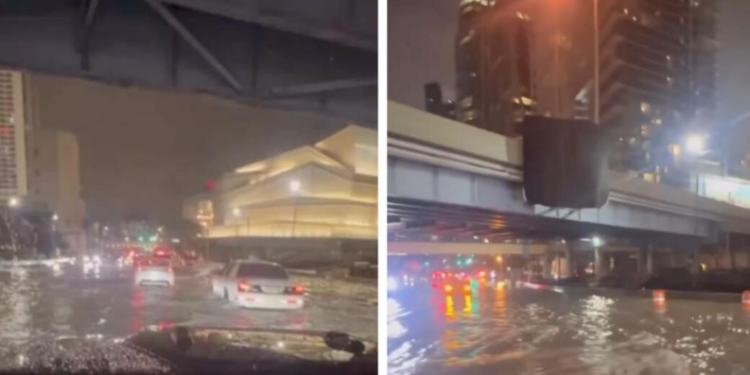 Inundaciones por fuertes lluvias se registraron el sur de Florida