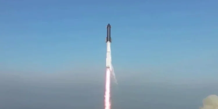 SpaceX lanza su cohete Starship pero no logra alcanzar la órbita deseada
