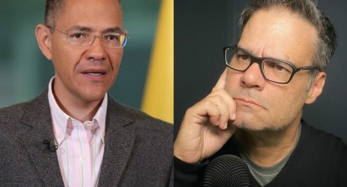 Ministro Villegas amenazó a Chataing con acciones legales por usar su imagen como burla