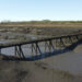 Sequía en Uruguay hace que emerja puente que llevaba 30 años bajo agua