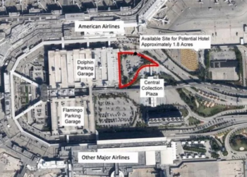 Dos constructoras compiten por construir un hotel conectado al aeropuerto de Miami
