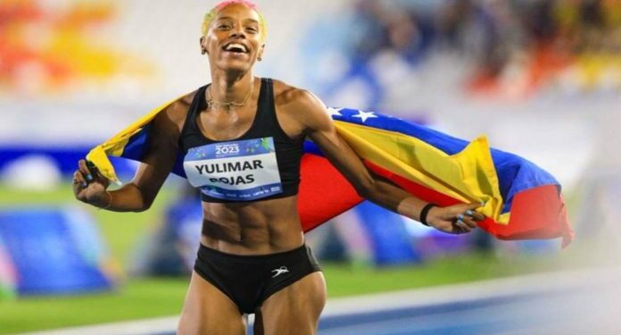 Yulimar Rojas logró la mejor marca del año en salto triple