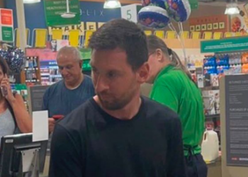Messi sale de compras en Miami