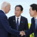 Biden recibe a líderes de Japón y Corea del Sur para expandir cooperación militar en el Pacífico