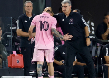 Messi salió por lesión del partido entre el Inter Miami y Toronto FC