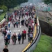 Caravana con miles de migrantes salió de Chiapas hacia la frontera de EEUU