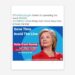 Condenan a un influencer a 7 meses de prisión en EEUU por publicar un meme sobre Hillary Clinton