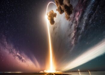 Científicos alertan de agujeros rojos en la atmósfera abiertos por los propulsores de Musk