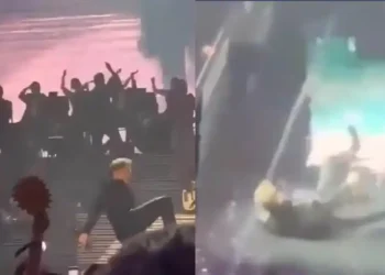 Luis Miguel sufre caída en pleno concierto en Ciudad de México