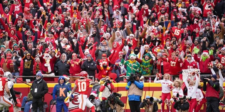 La NFL durante la navidad suma casi 29 millones de espectadores