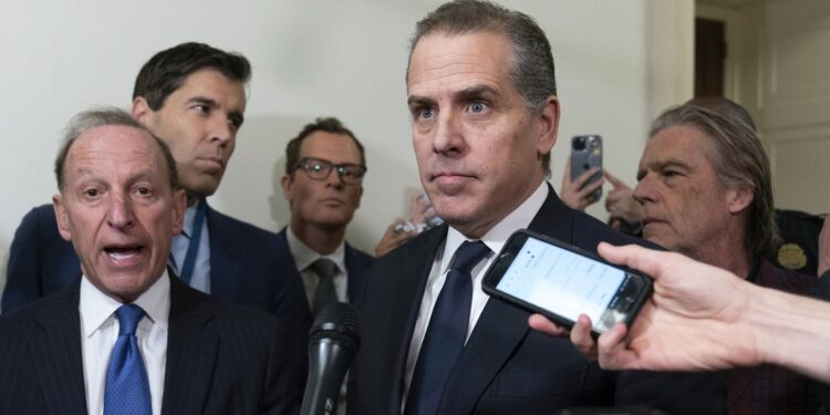 Hunter Biden se declara inocente de nueve cargos de delito fiscal