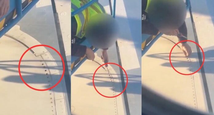 Cancelan vuelo a Nueva York tras la advertencia de un pasajero sobre el ala del avión