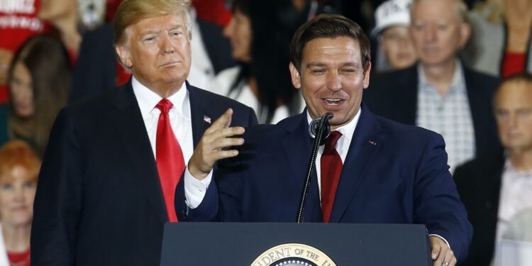 Trump agradeció el apoyo de DeSantis y arremetió contra Nikki Haley