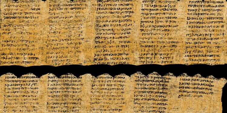 Después de 2.000 años, se descifra un pergamino carbonizado durante la erupción del Vesubio