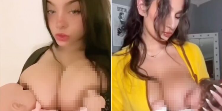 Modelos de OnlyFans amamantando muñecos inundan Instagram