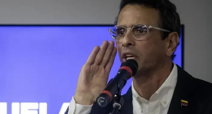 Capriles llama a garantizar una opción para enfrentar al chavismo en las presidenciales