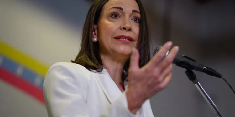 Machado convocó los venezolanos en el exterior a protestar contra el bloqueo electoral de Maduro