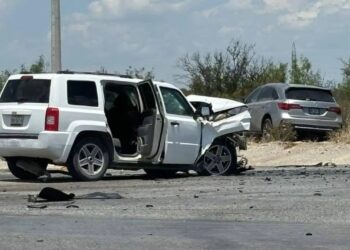 Caravana de Claudia Sheinbaum sufre un fuerte accidente automovilístico