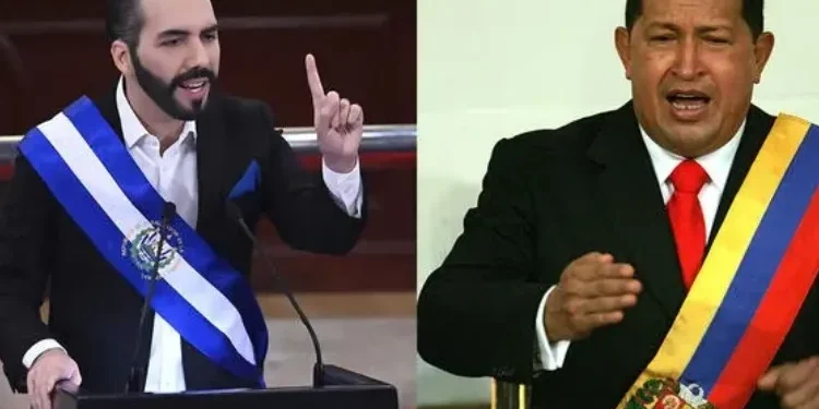 Bukele se comparó con Hugo Chávez