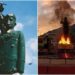Derribaron estatuas de Chávez en protestas contra resultados del CNE