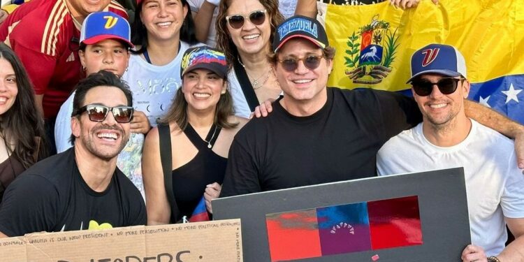 Artistas venezolanos se sumaron a la protesta mundial para denunciar fraude electoral