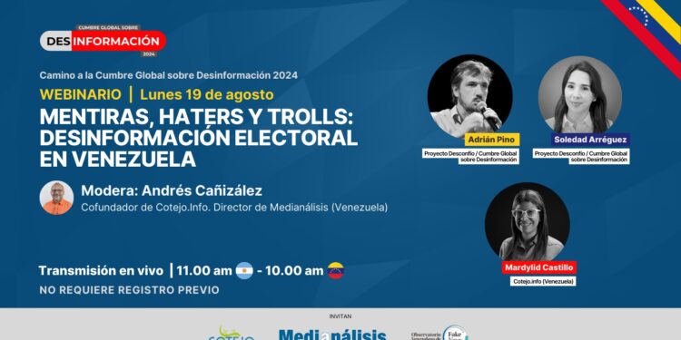 Conversatorio sobre desinformación electoral en Venezuela