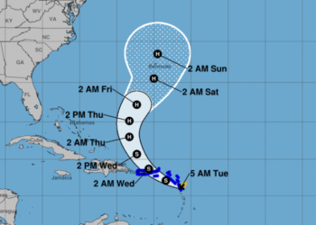 La tormenta tropical Ernesto avanza con vientos de 40 mph; hay avisos para Puerto Rico