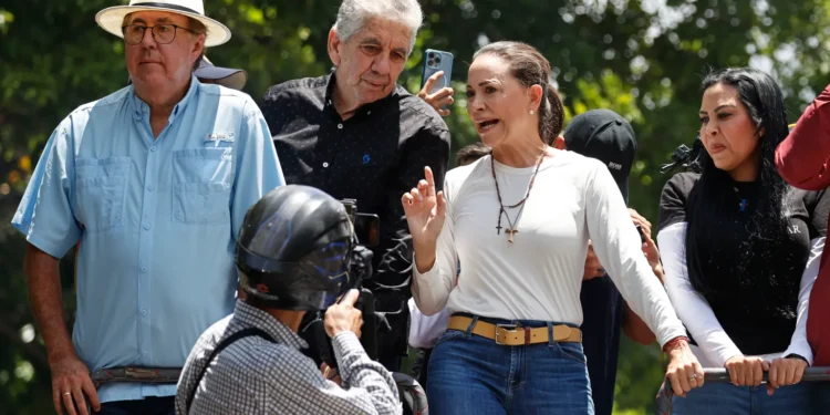 Machado dice que manifestación mundial por González Urrutia marcó una “gran victoria”